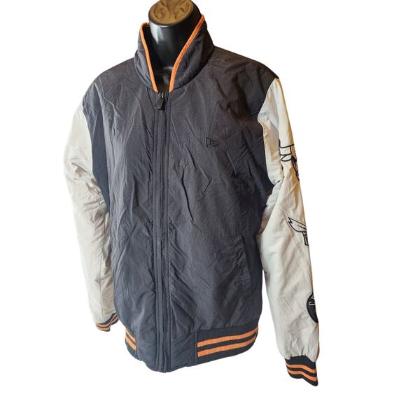 New Era NBA East West Coast Varsity Jacket Small Bomber Lakers Bulls Celtics - Picture 12 of 16